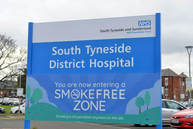 South Tyneside District Hospital.