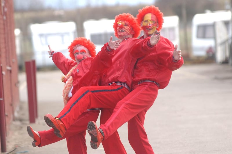 It's Red Nose Day in 2005 and these Parsons staff were having a great time. Remember this?