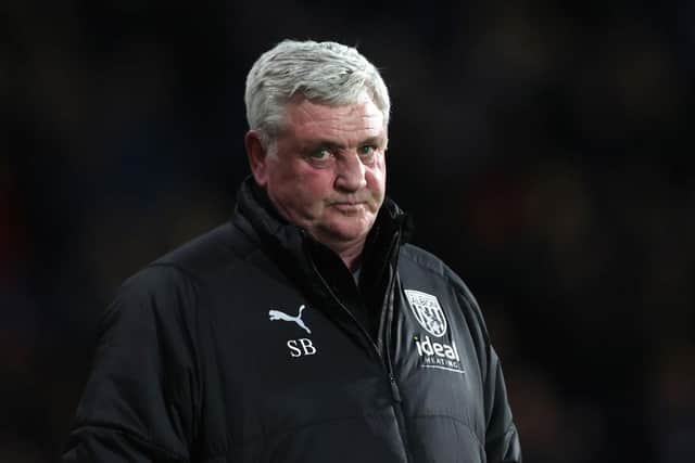 West Bromwich Albion manager Steve Bruce.