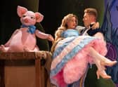 A production shot from Rapunzel.