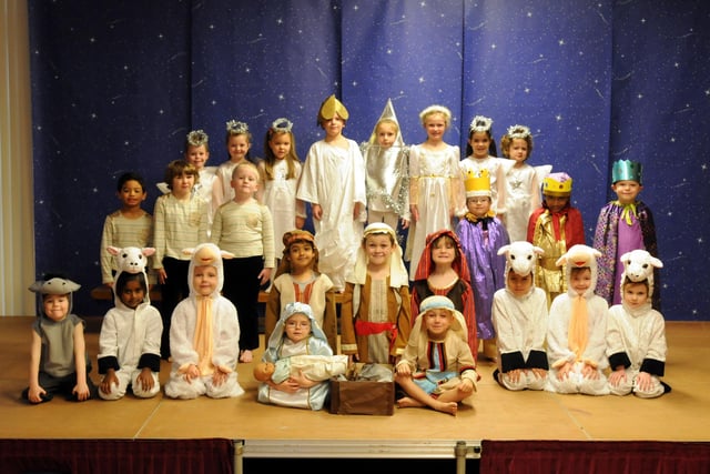 Starring in the Nativity in 2012. We hope you spot some faces you recognise.
