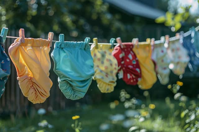 Eco friendly reusable cotton nappies. Photo:Adobe
