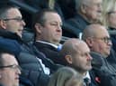 Newcastle United's English owner Mike Ashley (C) watches during the English Premier League football match between Newcastle United and Bournemouth at St James' Park in Newcastle-upon-Tyne, north east England on Novmeber 10, 2018.