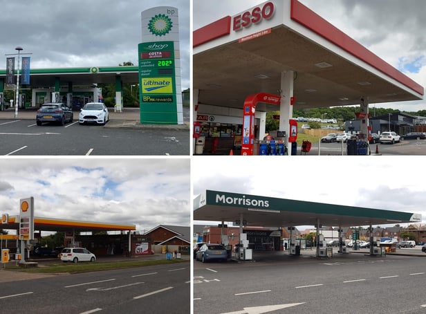 We compare the cost of fuel at some North East filling stations on Monday, June 13.