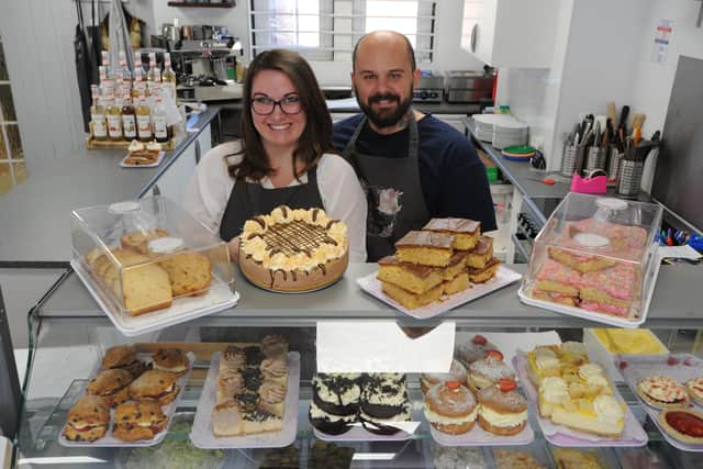 Leanne and Eric Cummings at Elsie’s Kitchen in South Shields.