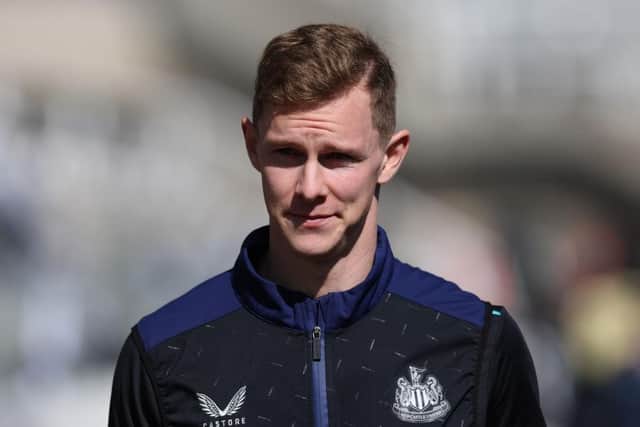 Newcastle United defender Emil Krafth last season.