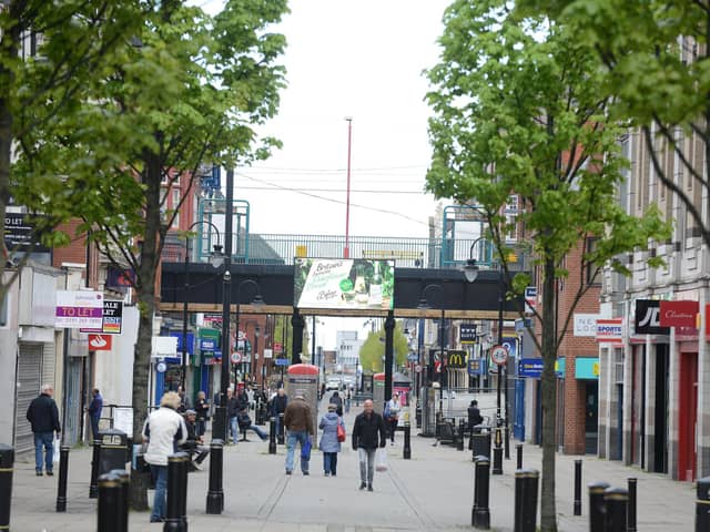 King Street will see shoppers observe social distancing measures.