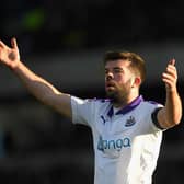 Grant Hanley playing for Newcastle United.