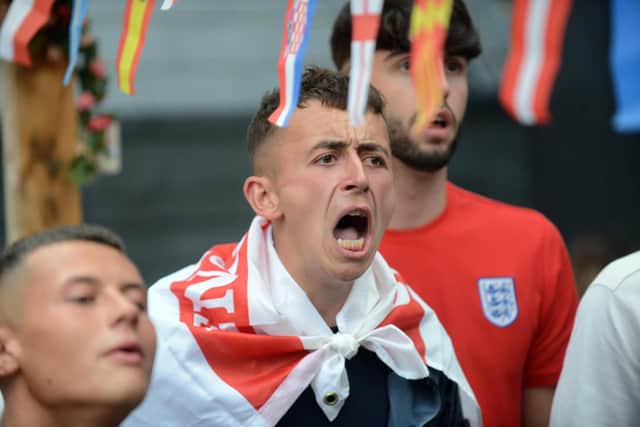 England fans might think history is against them as their team takes on Germany at the Euros. Picture by Stu Norton.