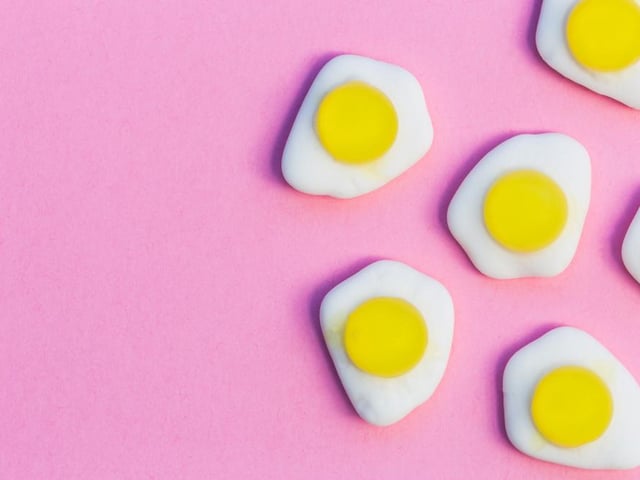 Taking the top spot is the classic fried egg sweet