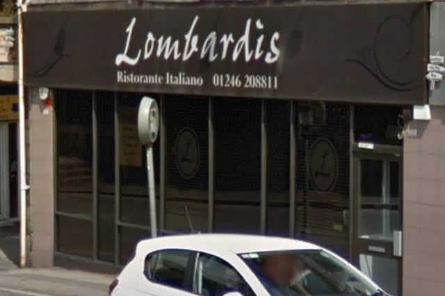 Lombardi's Ristorante, 2 Sheffield Road, S41 7LL. Rating: 4.7/5 (based on 567 Google Reviews). "Absolutely brilliant food with great service and it's all for a great price. Couldn't recommend this place enough."