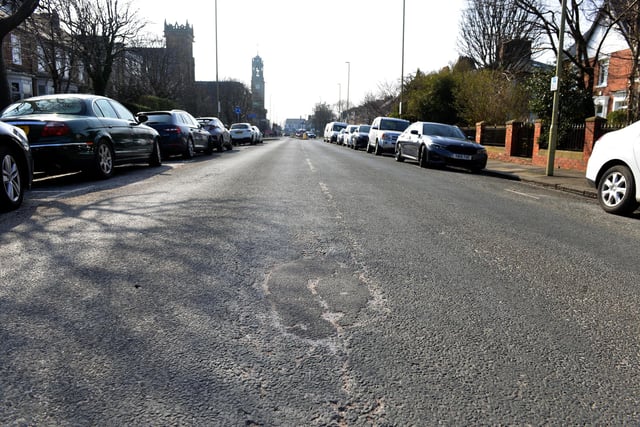 Beach Road in South Shields was one of the most frequently mentioned pothole problem roads.
