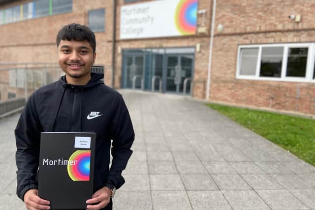 Nasim Rahim was delighted with his GCSE results.