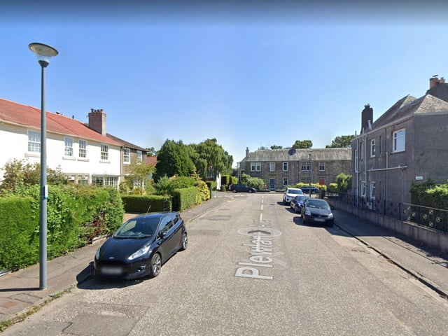 Road closed at Plewlands Terrace for replacement of telegraph pole.