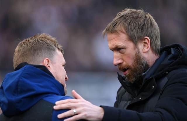Chelsea manager Graham Potter is facing the pressure at Stamford Bridge (Photo by Stu Forster/Getty Images)