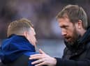 Chelsea manager Graham Potter is facing the pressure at Stamford Bridge (Photo by Stu Forster/Getty Images)