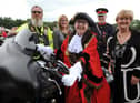 South Tyneside Armed Forces Day attended by the Mayor Cllr Pat Hay, Mayoress Mrs Jean Copp, Deputy Lord Lieutenant Barry Speker, Badlanders Motorcycle Club Chairman Stuart Rogerson, and Council Leader Cllr Tracey Dixon, at Bents Park, South Shields.