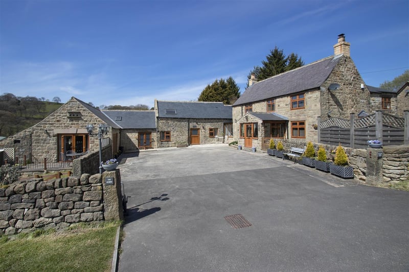 The property, with stunning period features throughout, comprises a three-bedroom home, two-bedroom annexe and self-contained two-bedroom holiday cottage. It is on the market for £695,000 with Dales & Peaks.