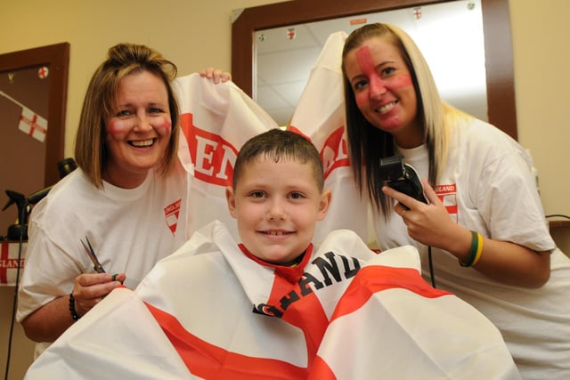 Gill Traill and Gill Sexton were giving Daniel Zahra a World Cup trim in 2010. Remember this?