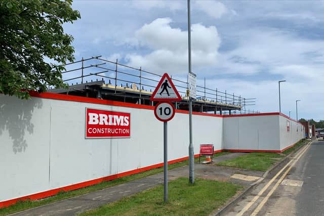 Work taking shape on the Integrated Diagnostic Centre at South Tyneside District Hospital.