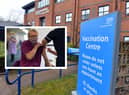 The Bishop of Durham, the Right Reverend Paul Butler, received his jab on the first day the Arnison Centre vaccine centre was open in Durham