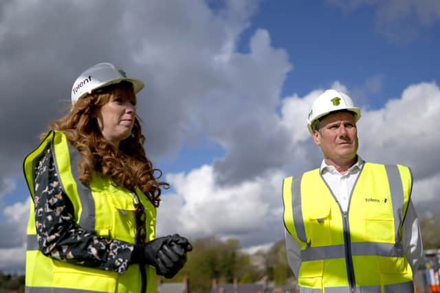 Labour chiefs Angela Rayner and Sir Keir Starmer pictured in Durham last week as they were on the campaign trial ahead of Super Thursday polling day.