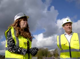 Labour chiefs Angela Rayner and Sir Keir Starmer pictured in Durham last week as they were on the campaign trial ahead of Super Thursday polling day.