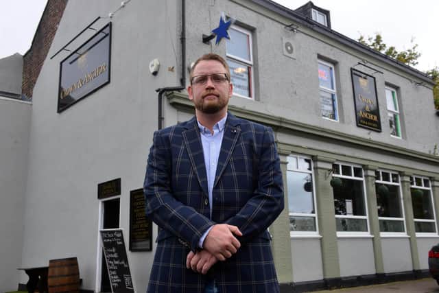 Crown & Anchor owner Gareth Carr