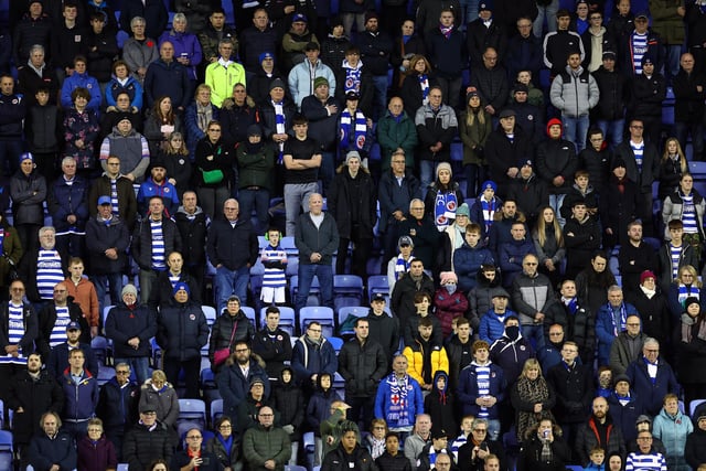 Reading play in the Championship and have an average attendance of 13,255.