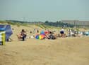 High temperatures at Sandhaven Beach.