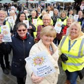 South Tyneside Council Leader Cllr Tracey Dixon, Cllr's Ruth Berkley and Anne Hetherington, join volunteers.