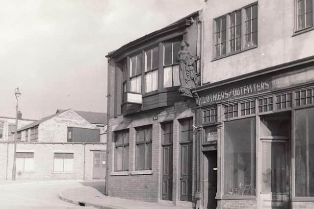 The historic ship’s figurehead of the Roman Goddess Ceres was once displayed on a building.