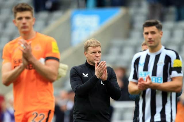 Newcastle United head coach Eddie Howe.