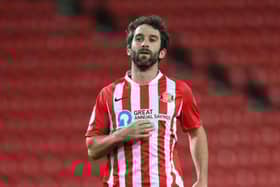 Will Grigg playing for Sunderland.