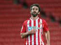 Will Grigg playing for Sunderland.
