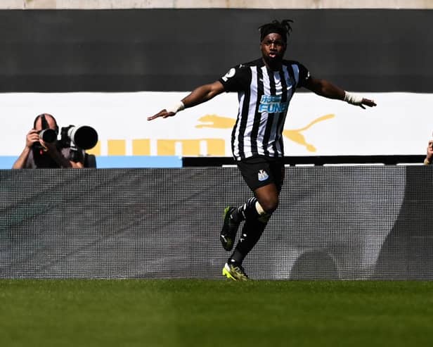 Newcastle United star Allan Saint-Maximin is being linked with a summer move to Roma. (Photo by STU FORSTER/POOL/AFP via Getty Images)