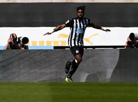 Newcastle United star Allan Saint-Maximin is being linked with a summer move to Roma. (Photo by STU FORSTER/POOL/AFP via Getty Images)