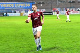 Wouter Verstraaten playing for South Shields.