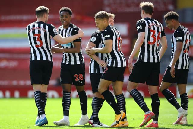 Joe Willock is reportedly closing in on a return to Newcastle United. (Photo by David Klein - Pool/Getty Images)