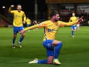 Leon Dajaku celebrates his fine goal for Sunderland