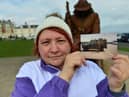Denise Kidger with a photograph of her late brother Stephen Kidger from the 2nd Battalion, Royal Regiment of Fusiliers, photographed in Northern Ireland. Picture by Frank Reid.