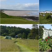 Camping and caravanning sites near the Northumberland coast.