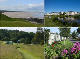 Camping and caravanning sites near the Northumberland coast.