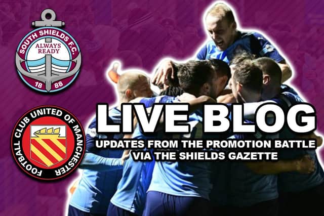 South Shields host FC United of Manchester this afternoon.