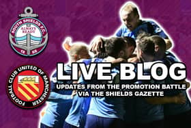 South Shields host FC United of Manchester this afternoon.