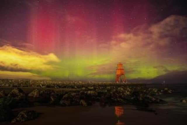 Steven described the display above the Groyne as the "best he has seen in this country". Photo: Steven Lomas.