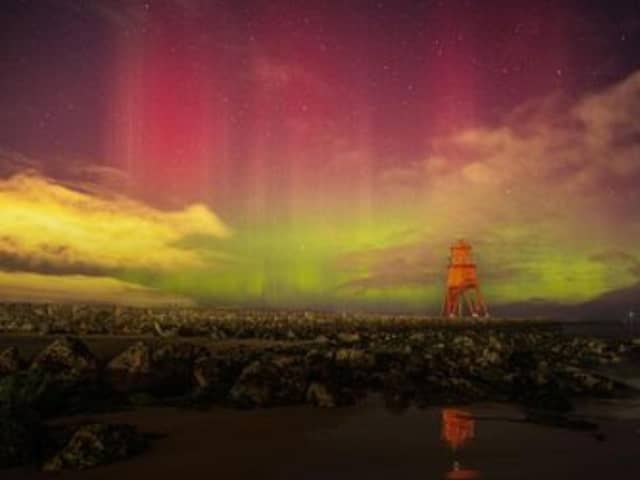 Steven described the display above the Groyne as the "best he has seen in this country". Photo: Steven Lomas.