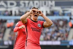 Newcastle United are reportedly preparing a £25million bid for Brighton's Leandro Trossard (Photo by Justin Setterfield/2022 Getty Images)