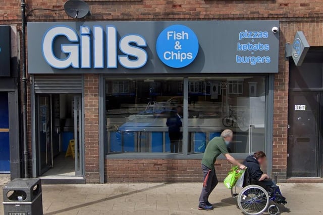 Gills Fish & Chips, on Prince Edward Road, was given a five star food hygiene rating on February 14, 2020.