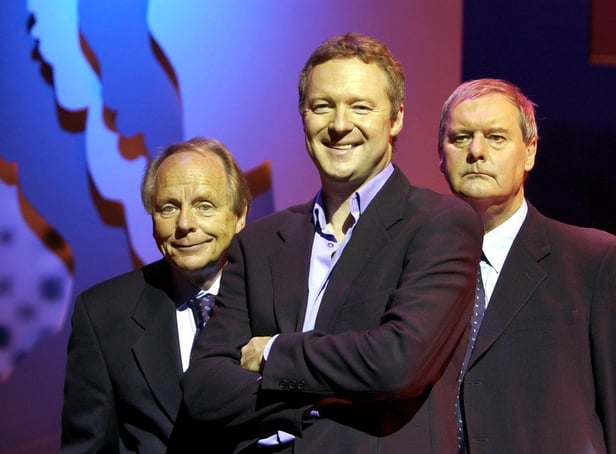 <p>From left, John Bird, Rory Bremner, and John Fortune.</p>